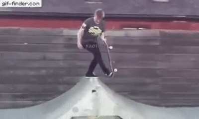 WCGW trying to stand on a skateboard