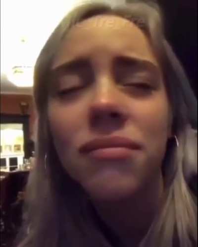 Sad Billie Eilish