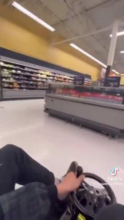 Let me just drive through a busy store and get mad employees won&rsquo;t let me 