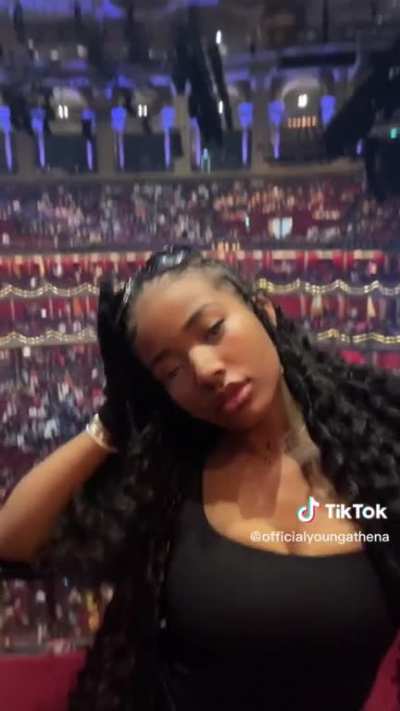 At the show
