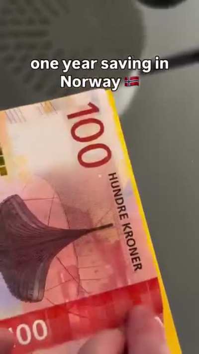 Guys after working a year in Norway, I can finally show off my savings: