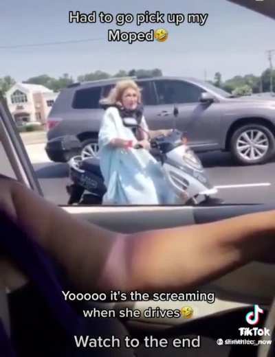 Gotta pick up my moped