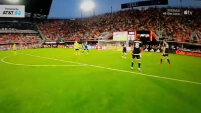 Jesus goal from the referee's body cam