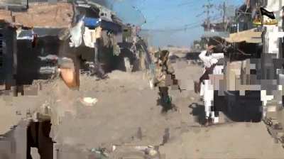 IMU militants attacking Pakistan army.