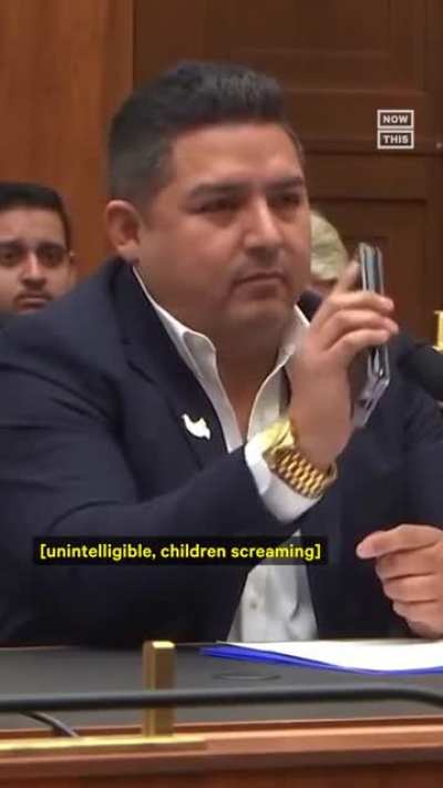 Dr. Roy Guerrero, Uvalde&rsquo;s only pediatrician, plays audio of children screaming during the Robb Elementary School shooting to a congressional hearing. | 21 people were murdered during the shooting; 19 of them were students. A further 18 others were injure