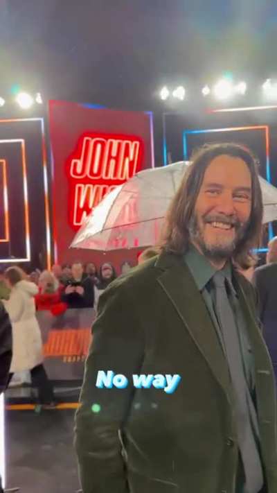 Keanu&rsquo;s genuine reaction to the success of his AMA