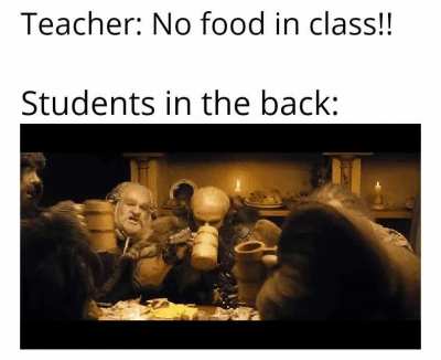 We shall feast!