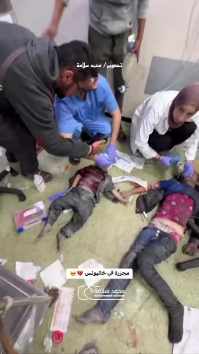 A new massacre committed by Israeli forces in Khan Younis. 8.12.23
