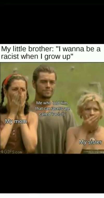 Who else wants to be a racist when they grow up?