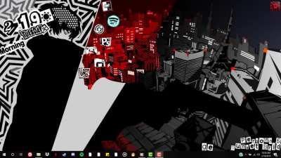 Been working on a P5 themed desktop
