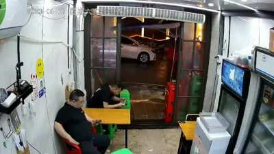 to stay out of the rain