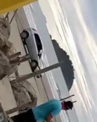 Trying to run someone over