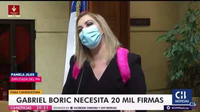 &iquest;Acaso Pamela Jiles haciendo campa&ntilde;a cringe a Boric?