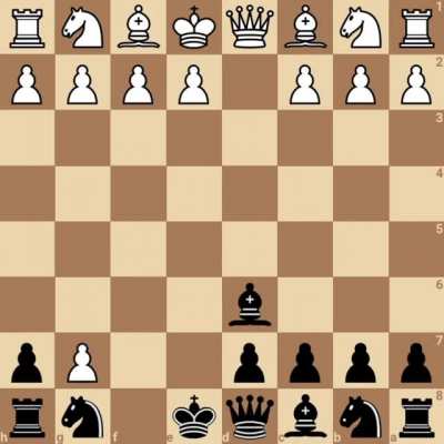 Great opening trap I found, you go down three pawns and a rook but take an opponent queen!