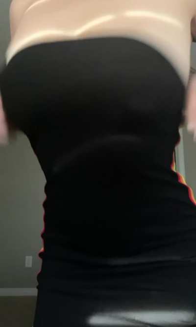 my perky, natural tits still have a nice jiggle to them [OC]