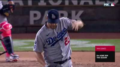 [Highlight] Yan Gomes blasts a 3 run shot off Kershaw to tie the game!
