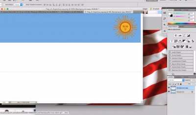 YouTuber arregla la bandera de Argentina