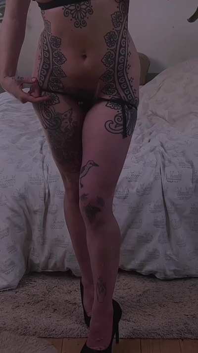 Tattooed tease