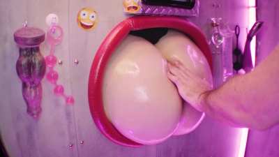 Getting my holes used in a gloryhole for women