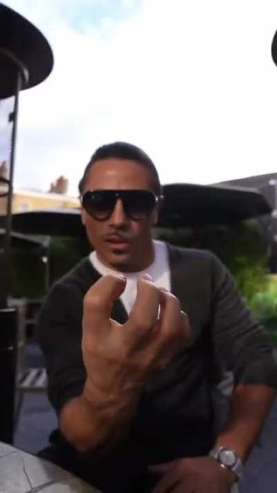 Salt Bae talking