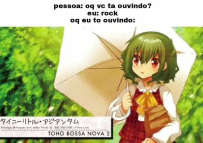 Bom d+ essa musica (a m&uacute;sica &eacute; "tiny little adiantum")