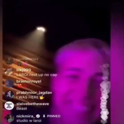 &ldquo;Lonely &amp;amp; Fucked Up&rdquo; Laroi tweeted the name of this song and mentioned it in his live