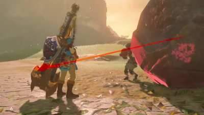 The way the Yiga weapon gets left behind