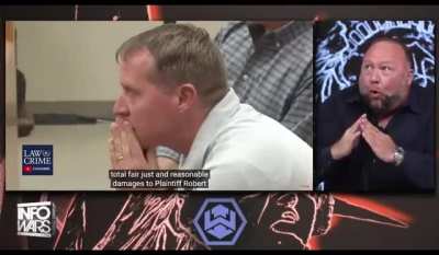 After being found liable for mocking the grief of a Sandy Hook father, Alex Jones then mocks the father&rsquo;s reaction to the verdict