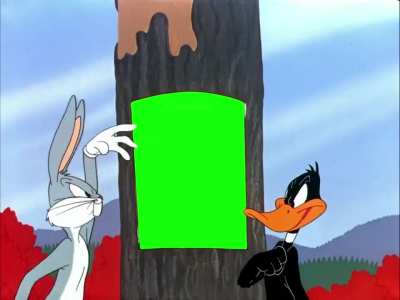 [GREEN SCREEN] Looney Tunes "Rabbit Season! Duck Season!" Posters Meme Template
