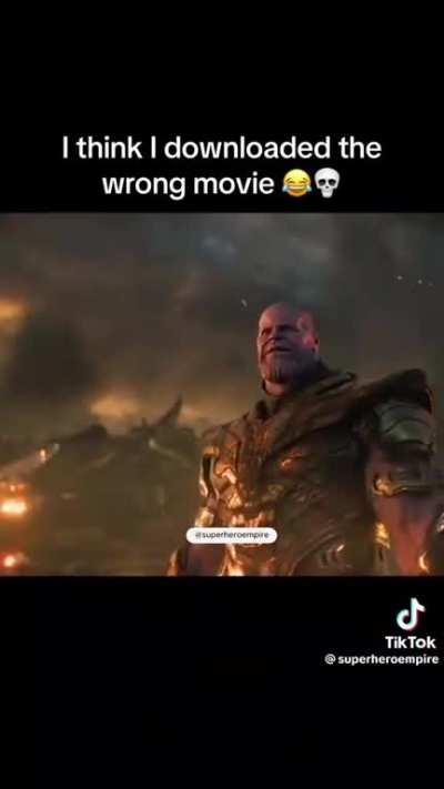 I think I downloaded the wrong movie &eth;&eth;