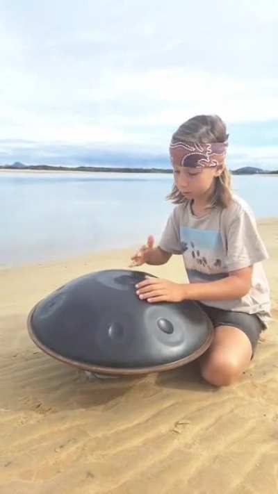 This kid is creating an impressive sound