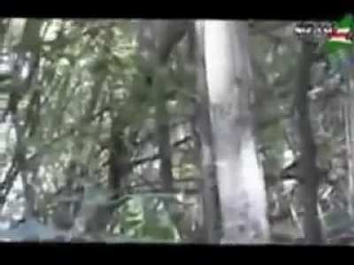 Fighting in Nojayourt- border between Chechnya and Dagestane between Chechen fighters and Ru. MVD forces. about 2012