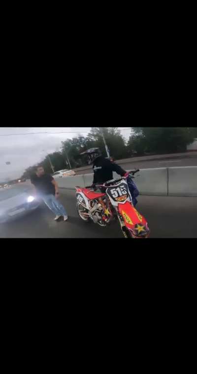To start a fight with someone wearing a helmet 🤔