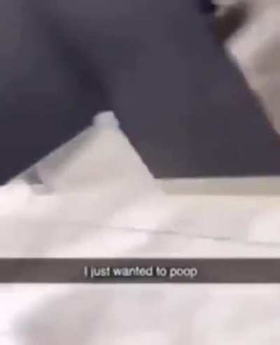 Eu apenas queria cagar