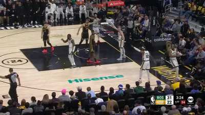 [Highlight] Derrick White with a block on an Andrew Wiggins layup