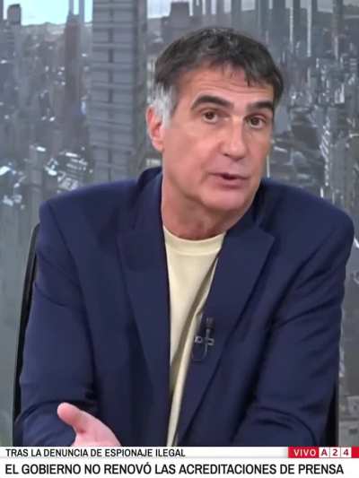 Antonio Laje sobre el conflicto de prensa en la casa rosada