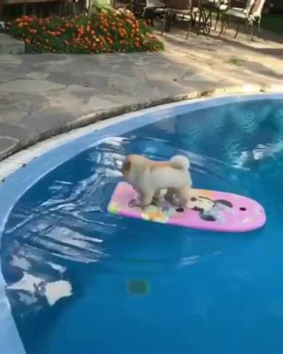 Floating away
