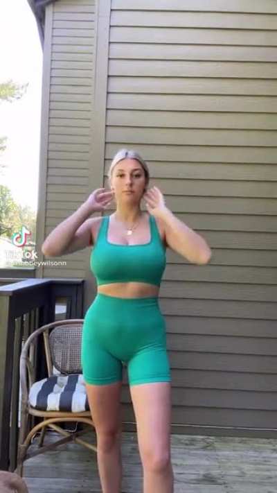 looking slimmer hopefully it doesn&rsquo;t make her tits much smaller