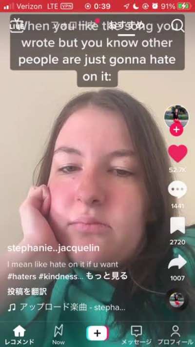 At least she likes it