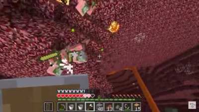 Upside down Minecraft gone wrong