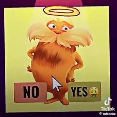 You lorax is: loved