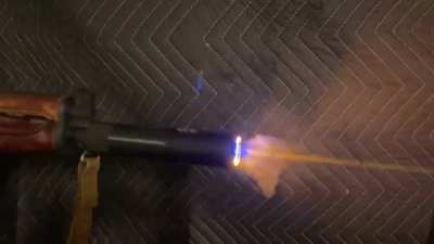 More &ldquo;Spit Fire Tracer&rdquo; footage (mounted on a GHK AKS74U, using a 3D printed adapter)