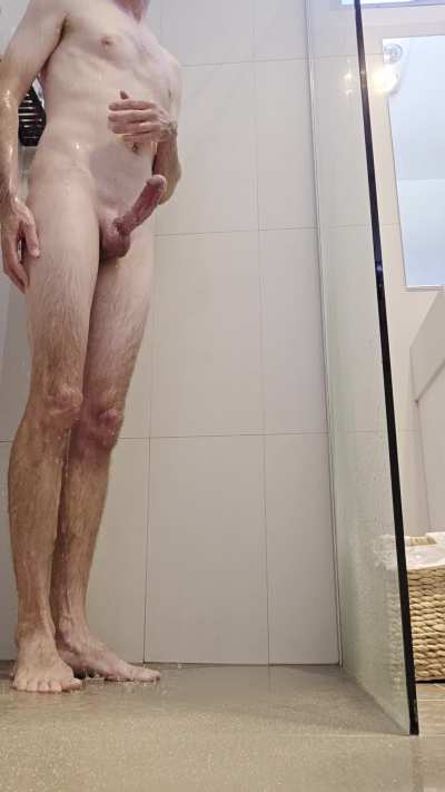 Getting distracted in the shower