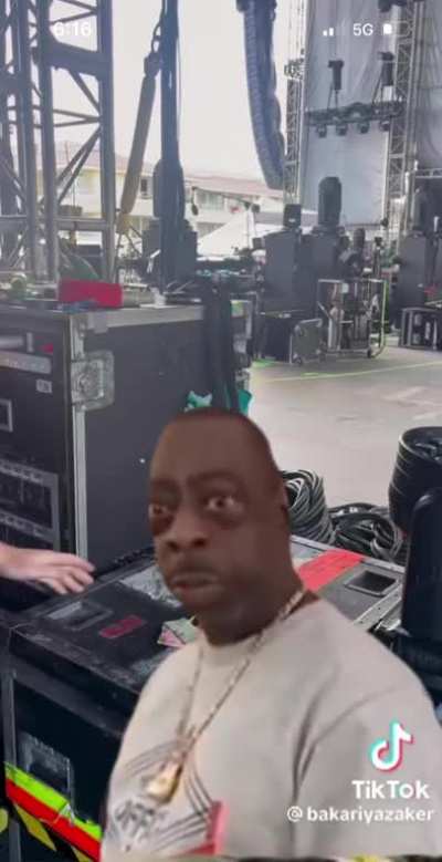 When you wander backstage looking for a grilled cheese and Trey asks what you&rsquo;re doing