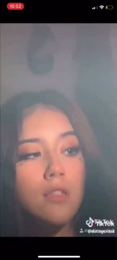 she put it all in her mouth