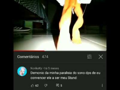 T&aacute; a&iacute; um meme de Jojo que provavelmente o Renan n&atilde;o vai entender.