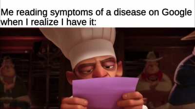 Oh no! I have &amp;lt;insert disease here&amp;gt;!