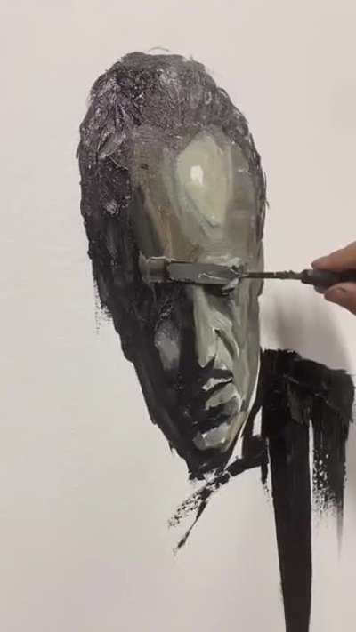 Painting "Vito Corleone" from The Godfather