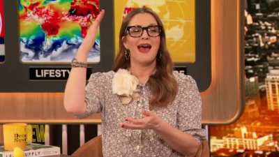 drew barrymore talking about fab today on her tv show. they were the cutest!