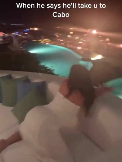 Twerking in White Dress